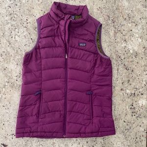 Purple Patagonia Puffer Vest